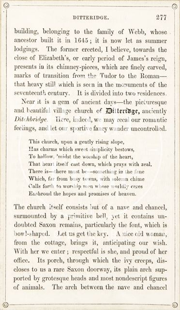 Page 277 from Rambles about Bath and its Neighbourhood 1847