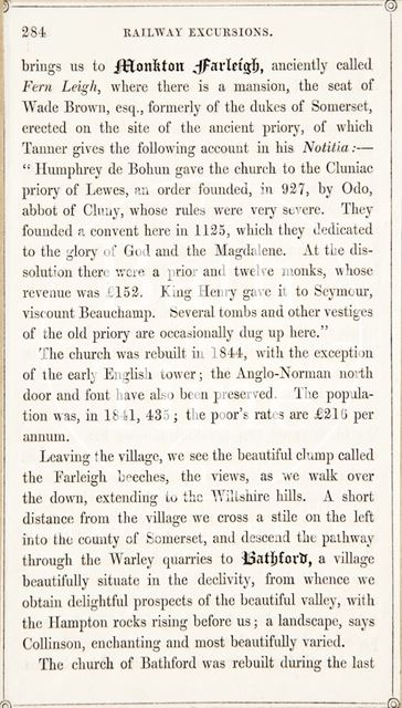 Page 284 from Rambles about Bath and its Neighbourhood 1847