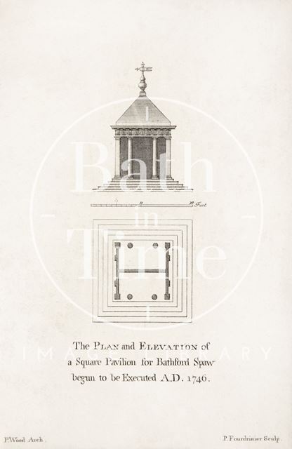 A square pavilion for Bathford Spa 1749