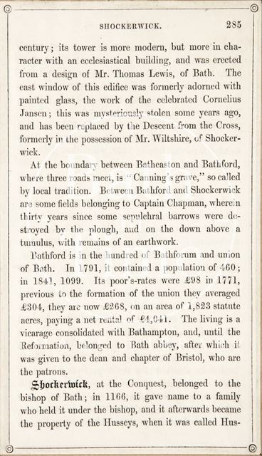 Page 285 from Rambles about Bath and its Neighbourhood 1847