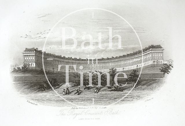 Royal Crescent, Bath c.1886