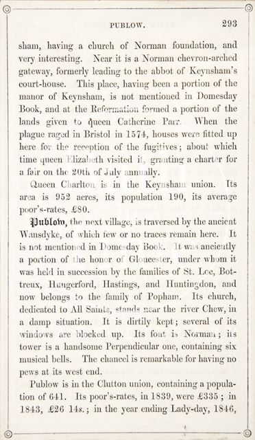 Page 293 from Rambles about Bath and its Neighbourhood 1847