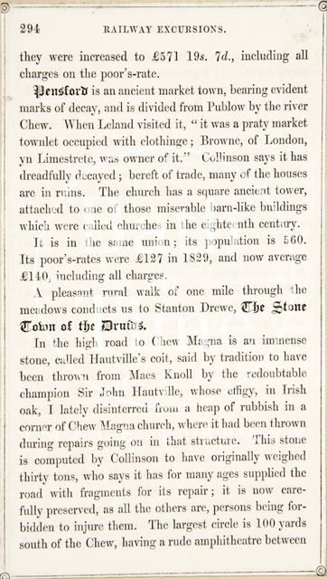 Page 294 from Rambles about Bath and its Neighbourhood 1847