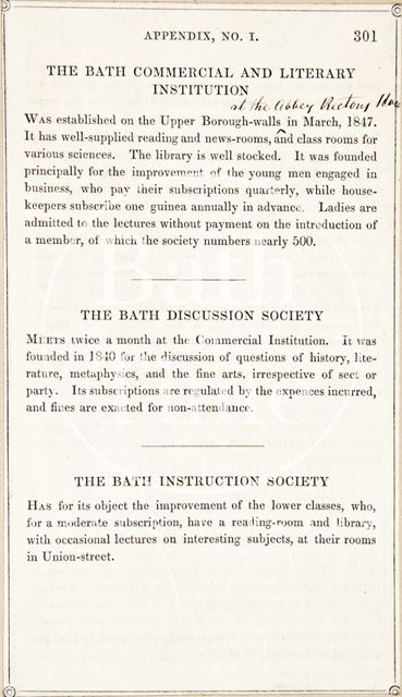 Page 301 from Rambles about Bath and its Neighbourhood 1847