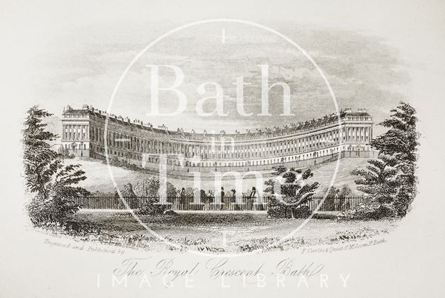 Royal Crescent, Bath c.1860