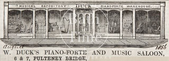 6 & 7, Pulteney Bridge, Bath 1858