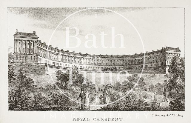 Royal Crescent, Bath 1823