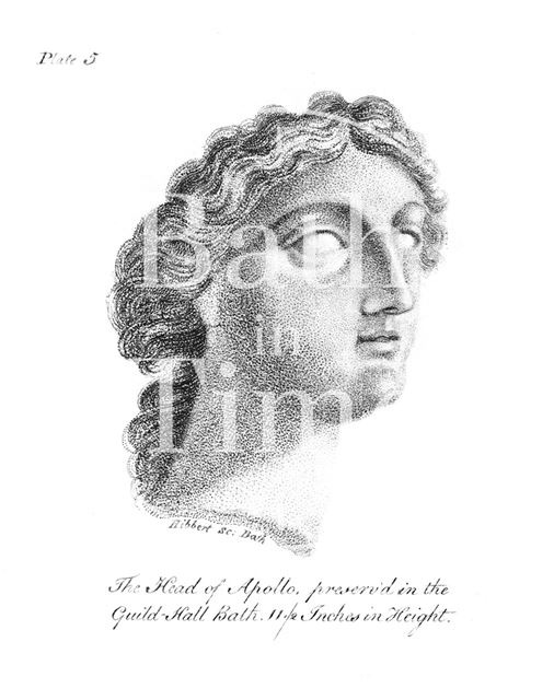 The Head of Apollo, preserved in the Guildhall, Bath (1798) 1801