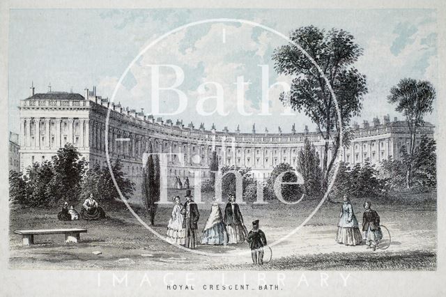 Royal Crescent, Bath 1861