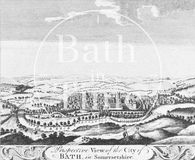 Perspective View of the City of Bath in Somersetshire c.1784