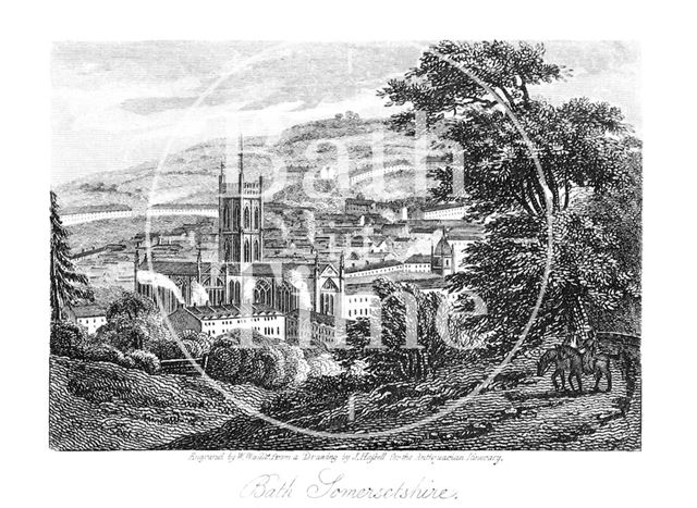 View of Bath, Somersetshire 1817