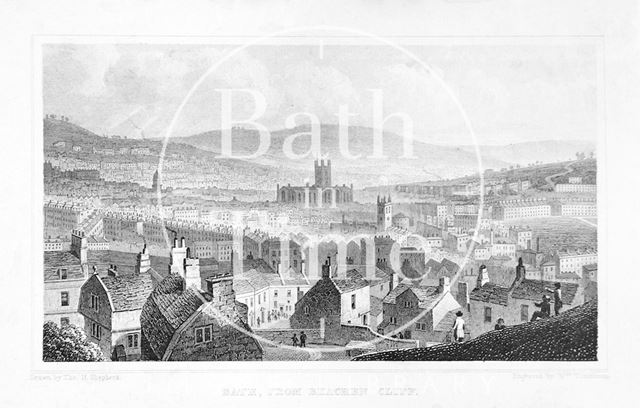 Bath, from Beachen Cliff 1829