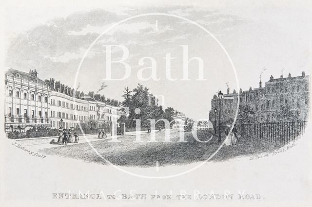 Entrance to Bath from the London Road c.1837