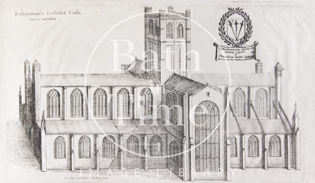 The South Prospect of the Cathedral Church of Bath 1655