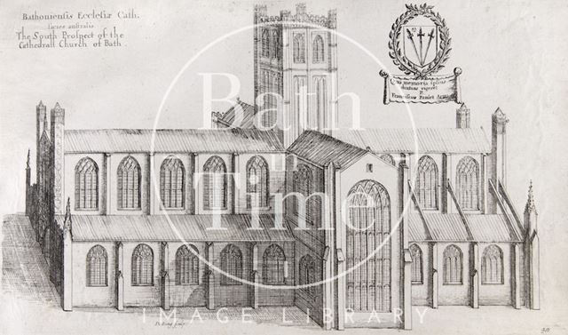 The South Prospect of the Cathedral Church of Bath 1655