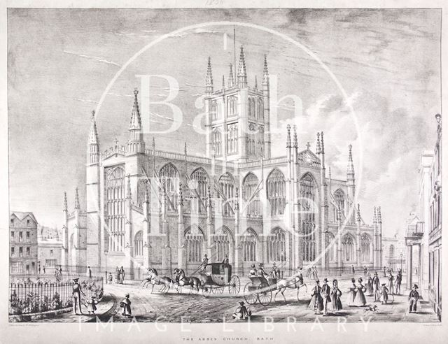 The Abbey Church, Bath, N.E. View c.1836