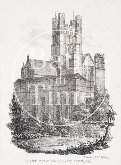 East View of Abbey Church, Bath 1823