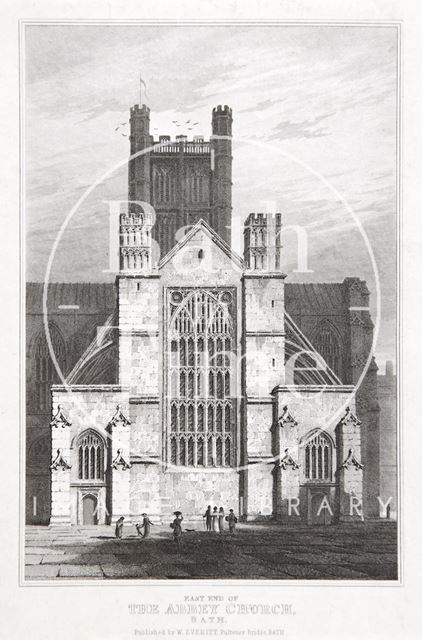 East End of the Abbey Church, Bath (1824) c.1840