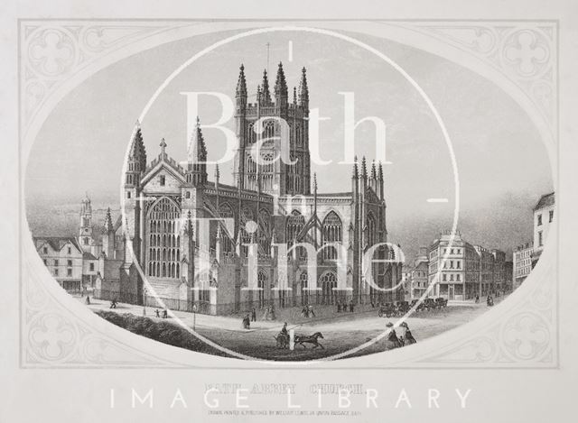 Bath Abbey Church c.1857