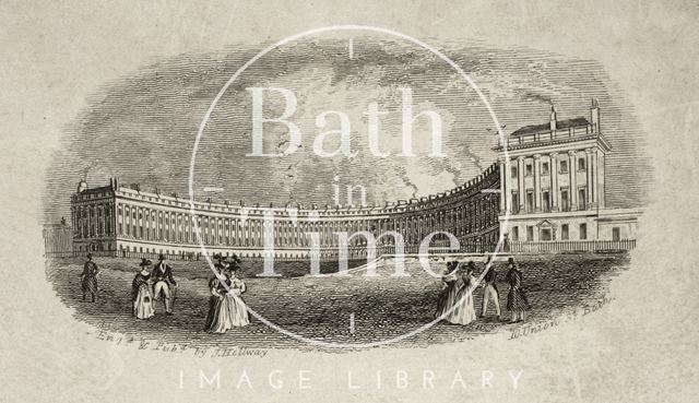 Royal Crescent, Bath c.1837