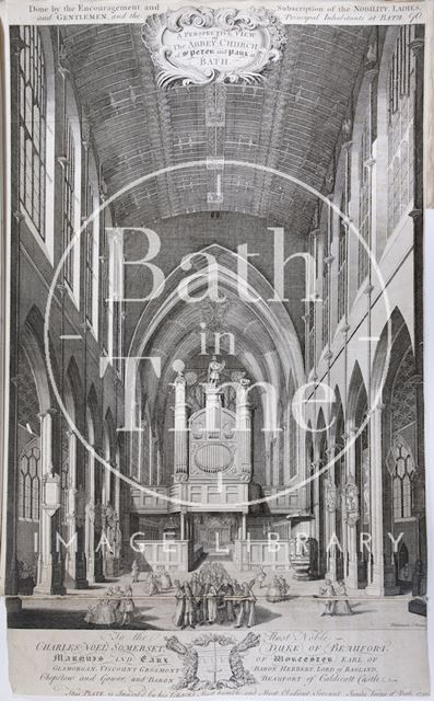 A Perspective View of the Abbey Church of St. Peter and St. Paul, Bath 1750