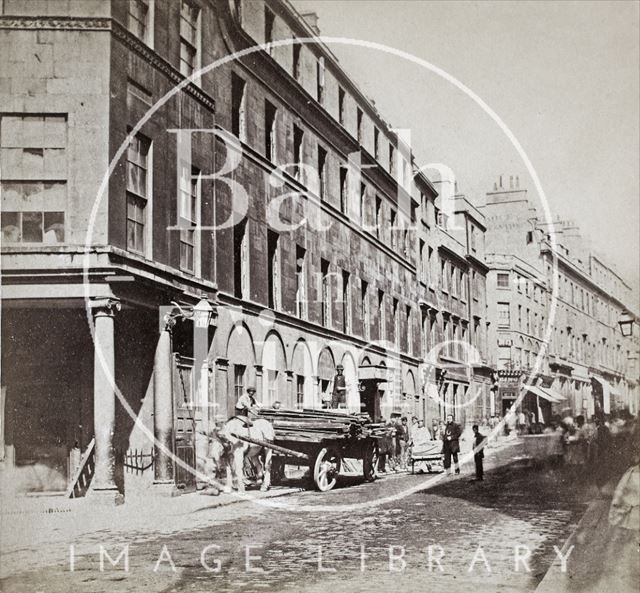 The White Hart Inn, Stall Street, Bath c.1867