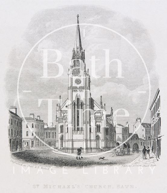 St. Michael's Church, Bath c.1837