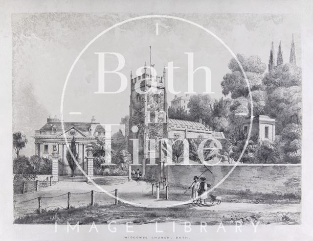 Widcombe Church, Bath c.1837