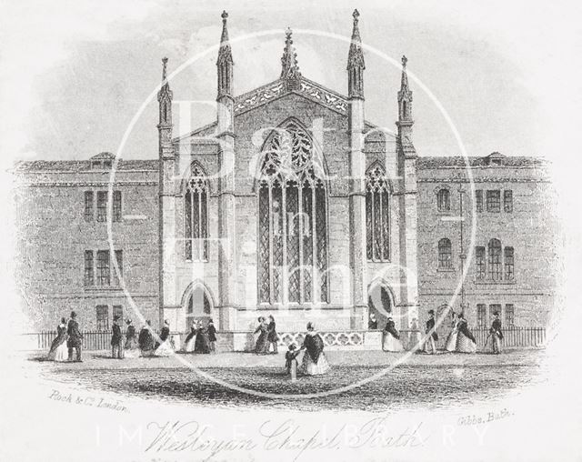 Wesleyan Chapel, New King Street, Bath c.1860