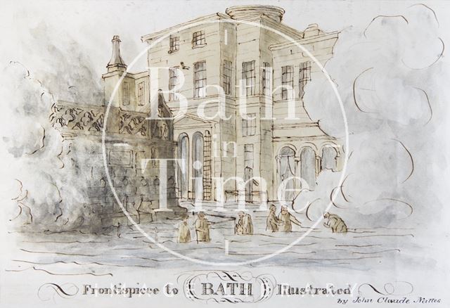 Copy of Frontispiece to Bath Illustrated by J.C. Nattes 1806