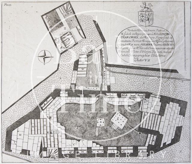 Plan of the Hot Bath and Beggar's or Lazor's Bath, Bath 1691