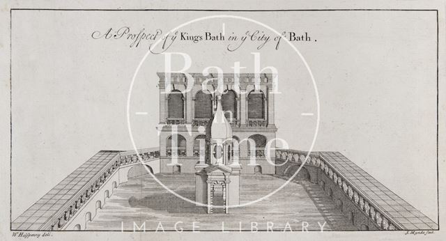 A Prospect of ye King's Bath in ye City of Bath 1731