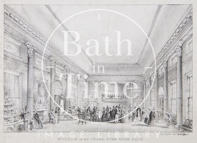 Interior of the Grand Pump Room, Bath 1843