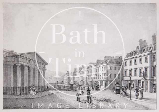 North Parade and Literary Institution, Bath 1828