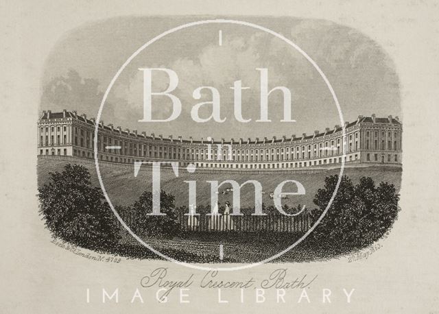 Royal Crescent, Bath 1863