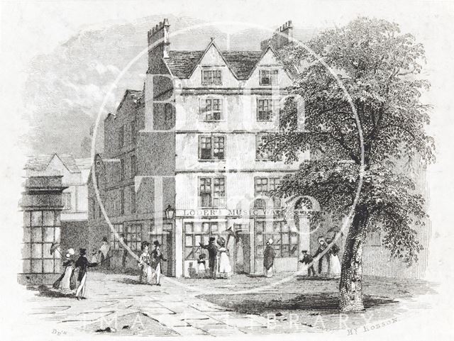 Andrew Loder's Music Warehouse, 4, Orange Grove, Corner of Wade's Passage, Bath c.1825