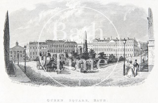 Queen Square, Bath c.1837