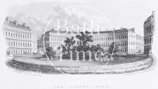 The Circus, Bath c.1837