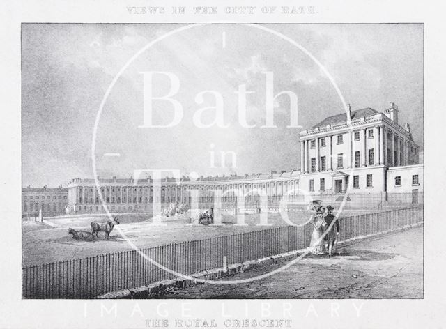 Royal Crescent, Bath 1828