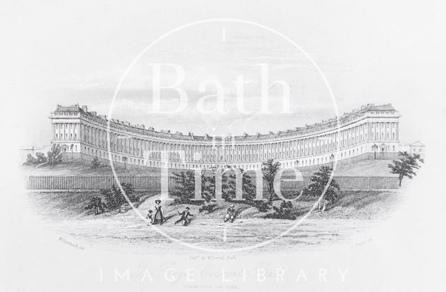 Royal Crescent Bath 1844