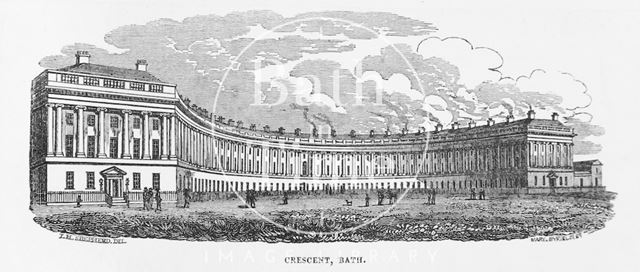 Royal Crescent, Bath 1829