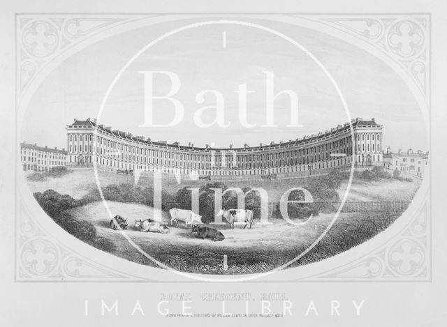 Royal Crescent, Bath c.1857