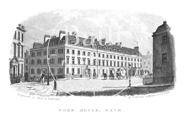 York House, George Street, Bath c.1837