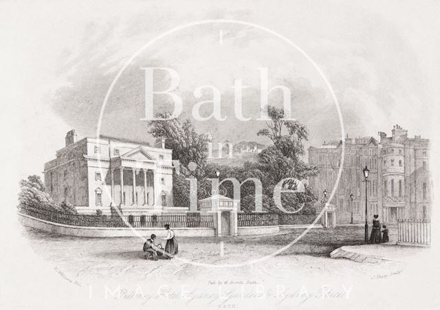 Pulteney Hotel, Sydney Gardens and Sydney Place, Bath 1844