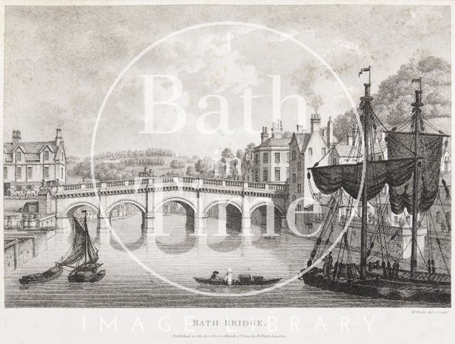 The Old Bath Bridge, Bath 1794