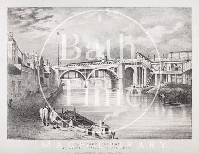 The Skew Bridge, Great Western Railway Station, Bath c.1840