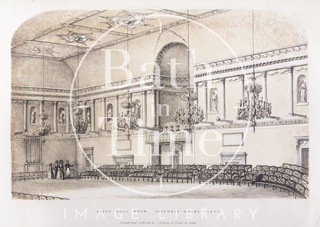 Grand Ball Room, Assembly Rooms, Bath 1840