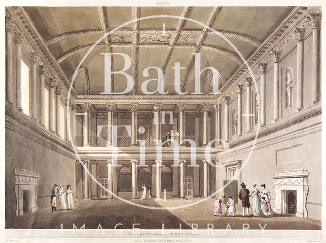 Interior of the Concert Room, Assembly Rooms, Bath 1805