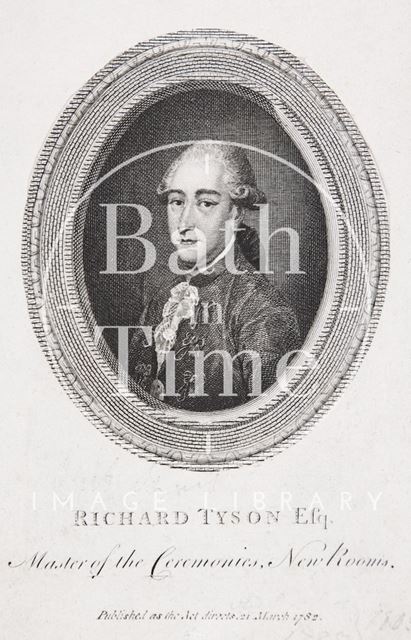 Richard Tyson Esq, Master of the Ceremonies, New Rooms, Bath 1782