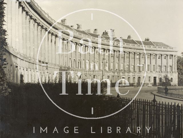 Royal Crescent, Bath c.1930